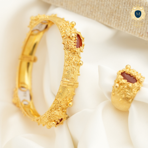 اسوارة وخاتم عيار 21