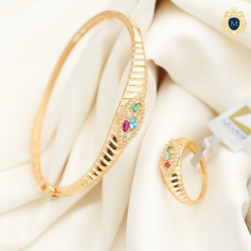 اسوارة وخاتم عيار 21