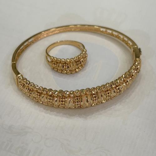 سوارة وخاتم البقشي عيار 21