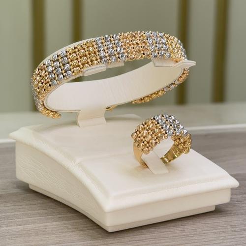 سوارة وخاتم البقشي عيار 21