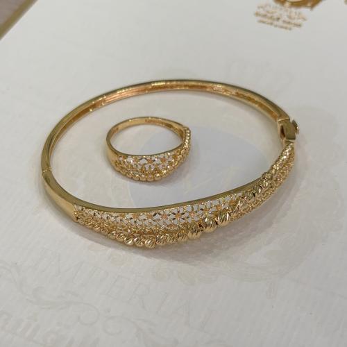 سوارة وخاتم البقشي عيار 21