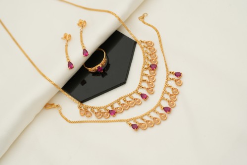 نص طقم عيار 21