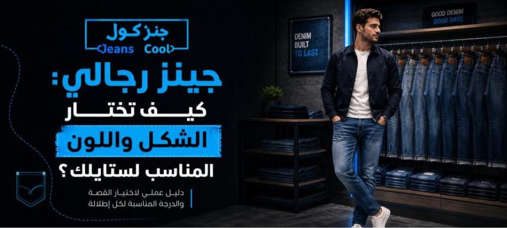جينز رجالي: كيف تختار الشكل واللون المناسب لستايلك؟