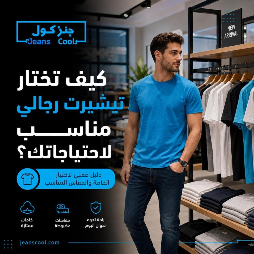 كيف تختار تيشيرت رجالي مناسب لاحتياجاتك؟