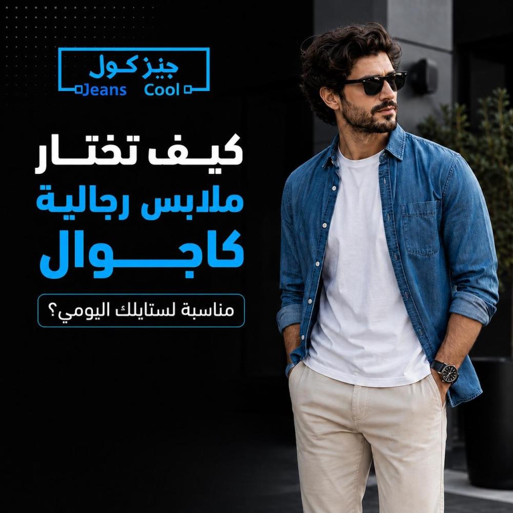 كيف تختار ملابس رجالية كاجوال مناسبة لستايلك اليومي؟
