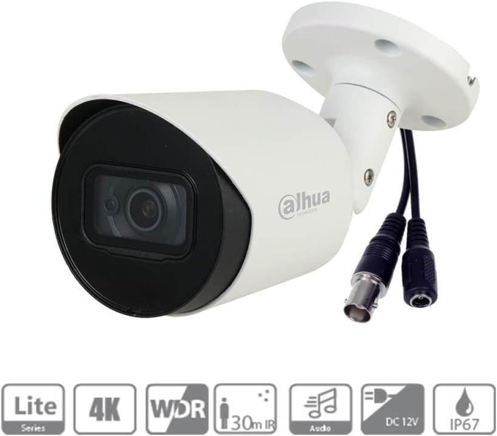 防犯カメラDahua IR Bullet Camera HDCVI Dahua IR Bullet HDCVI Color Camera (2.8mm 2MP Lens) - Brand New