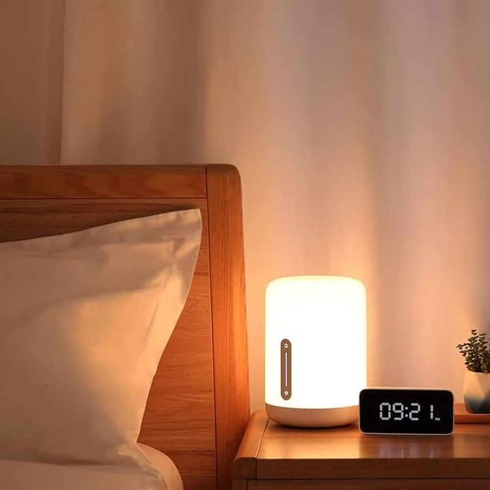 Xiaomi Mi Bedside Lamp 2 Smart WRGB LED Lamp with Elegant Touch Control White MUE4093GL Best Deals on Laptop PC LED Projector Gaming Accessories in Saudia