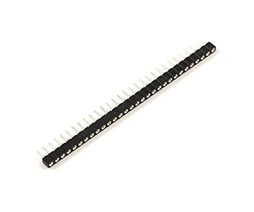 Round Female Socket Pin Header 2.54mm 40 Pin