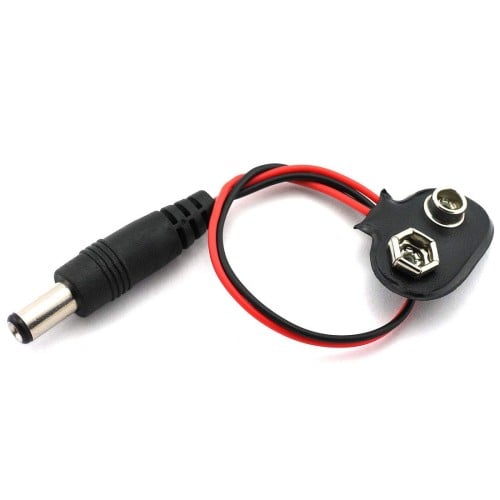 Battery Snap Connector DC Plug for Arduino 9V