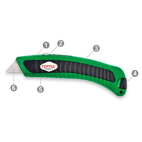 مشرط Heavy Duty Utility Knife With Spare Blade - T...