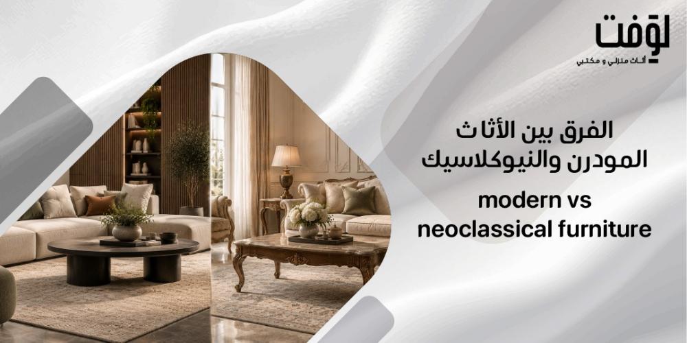 الفرق بين الأثاث المودرن والنيوكلاسيك