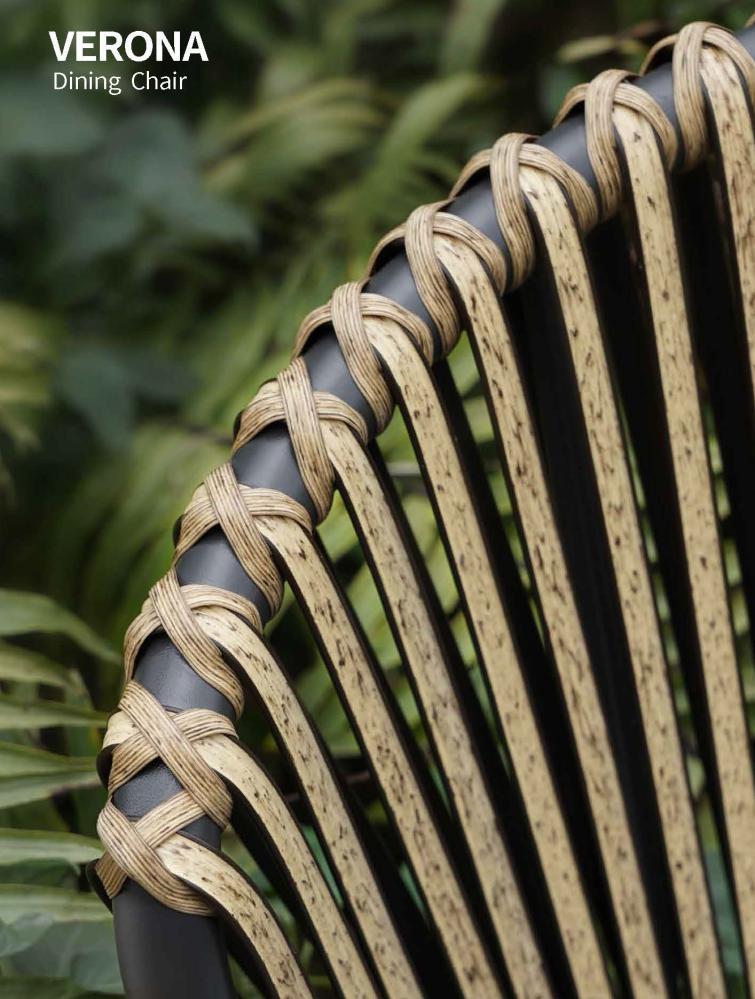 Verona Outdoor Chair, Charcoal - Loft Furniture