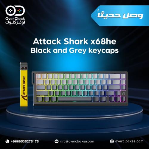 كيبورد مغناطيسي Attack Shark x68he