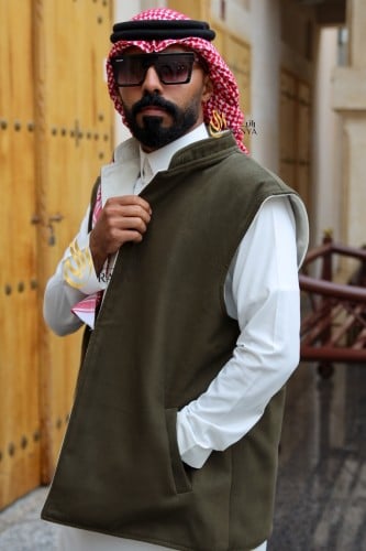 سديري جوخ لون زيتي - سكري