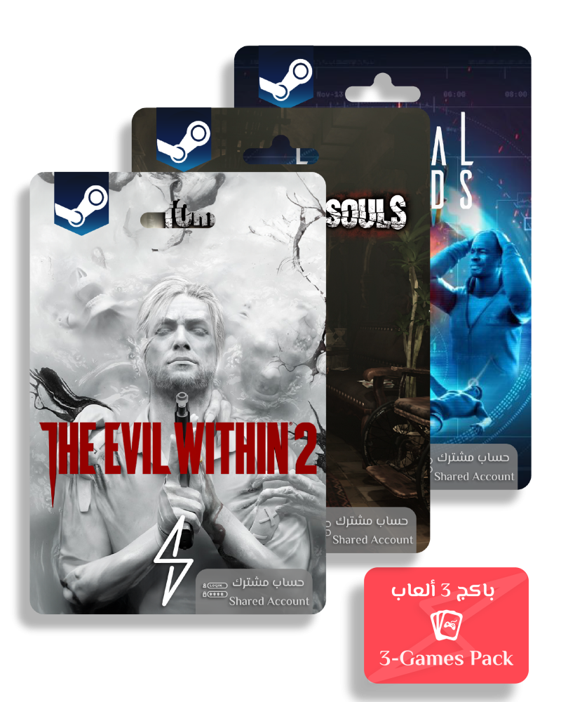 3 Games Pack - Shared Account ( Steam )