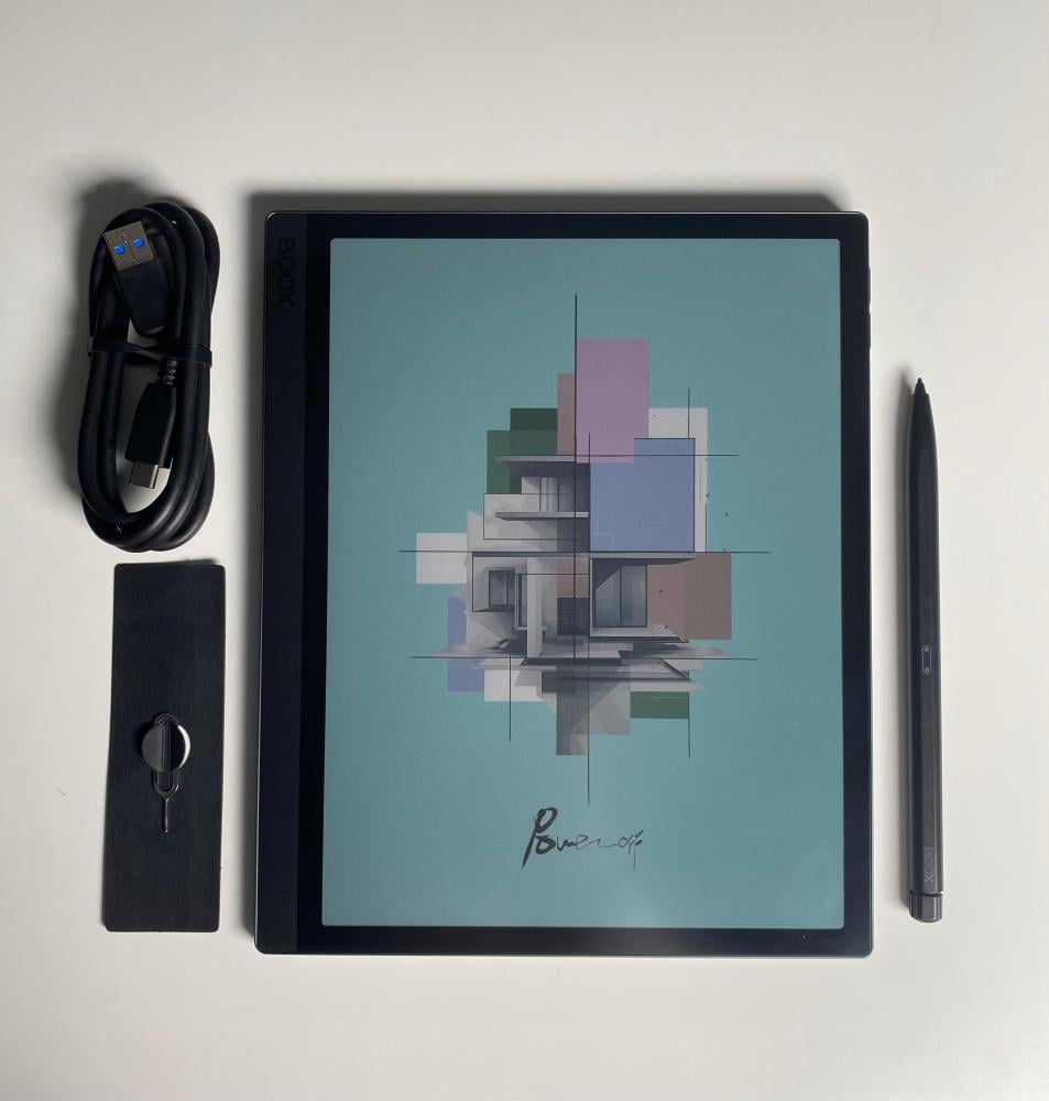 (مستعمل) (خبطة في الجانب الايمن فضلا مراجعة الصور)بووكس تاب الترا سي برو 6GB 128GB (118624613B0321)جهاز لوحي بشاشة حبر إلكتروني ملون(118624613B0321) | BOOX Tab Ultra C Pro