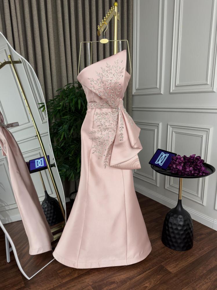 فستان سهره ميكادو كلفه تطريز  مكس توب