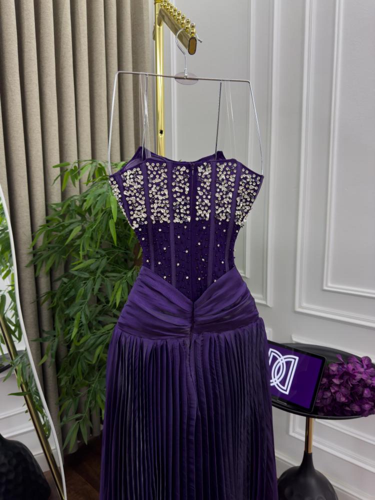 فستان سهره كرنكل تطريز يدوي الاصلي