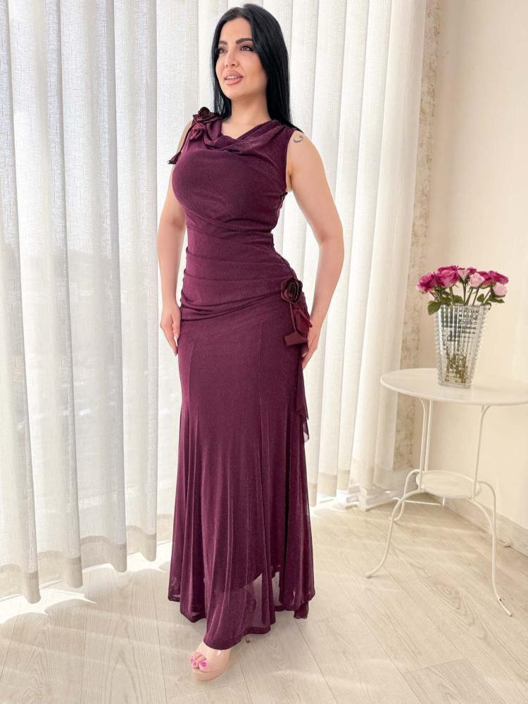 فستان سهره كريستال استرتش مكس توب