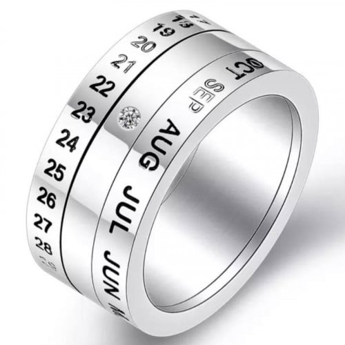 Calender ring | Silver