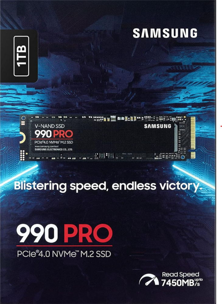 SAMSUNG 990 PRO 1TB/2TB/4TB NVMe M.2