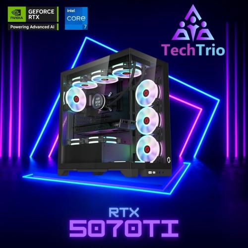 TechTrio Gaming PC - NVIDIA RTX 5070 Ti 16GB - INT...