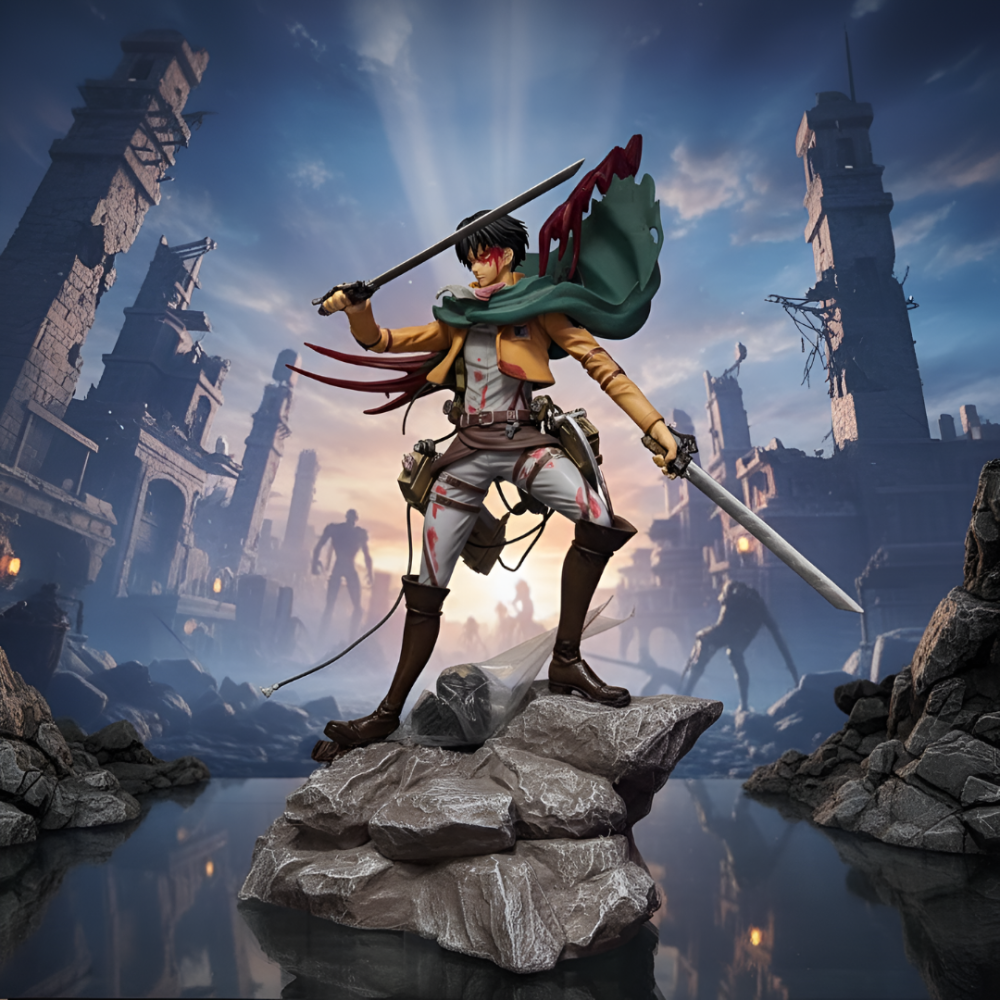 مجسم ليفاي هجوم العمالقة