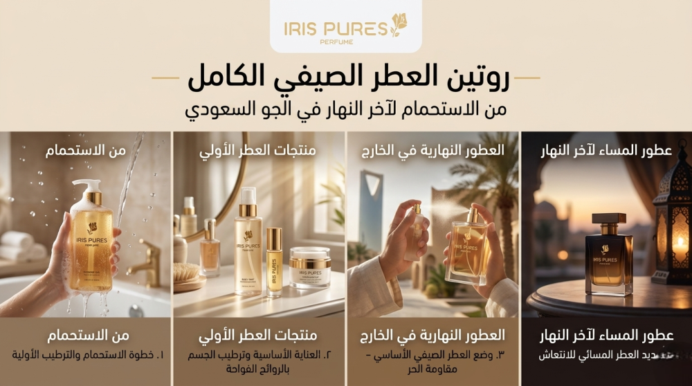 روتين العطر في الصيف