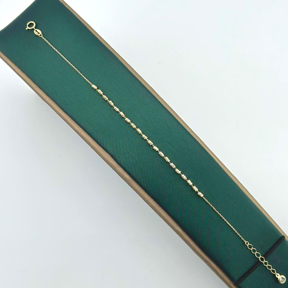 سوارة ذهب اصفر  ايطالي عيار 18 من مجوهرات الشلوي