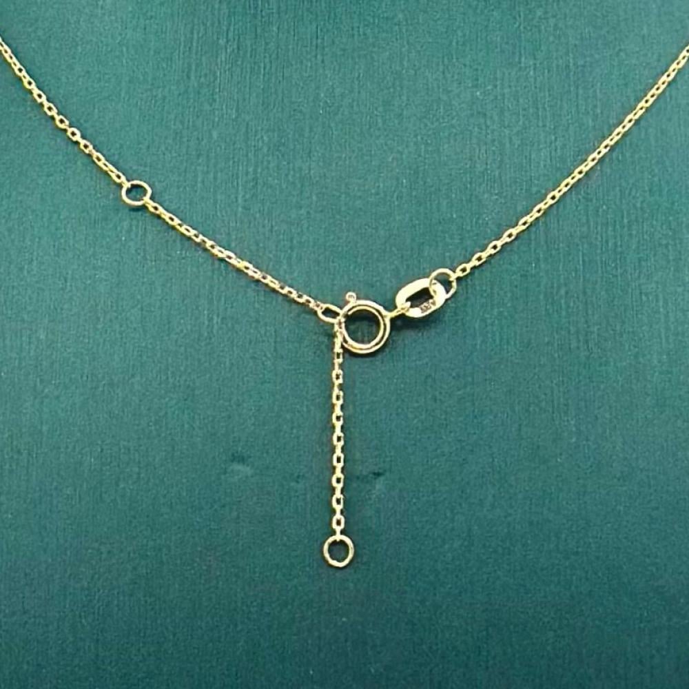 سلسال ذهب أصفر عيار 18 من مجوهرات الشلوي