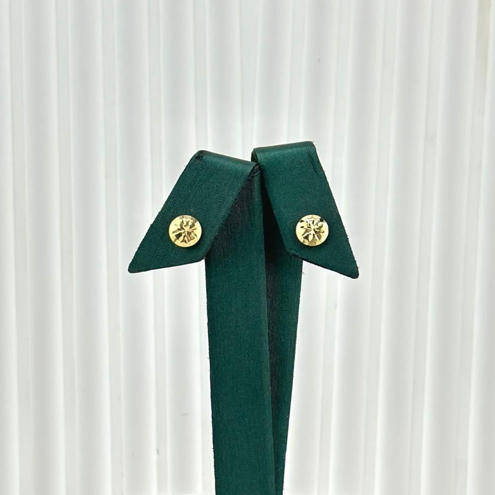 حلق اطفال ذهب اصفر عيار 18 من مجوهرات الشلوي