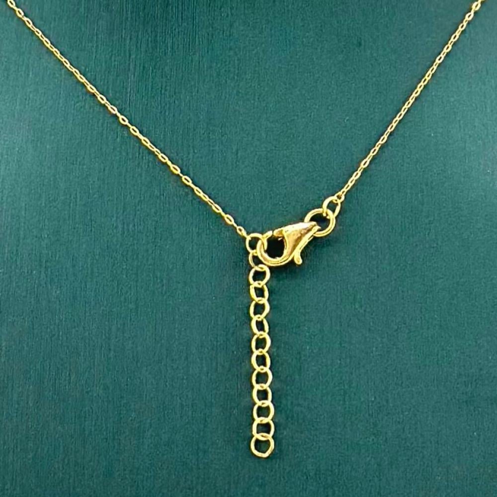 عقد ذهب أصفر عيار 21 من مجوهرات الشلوي