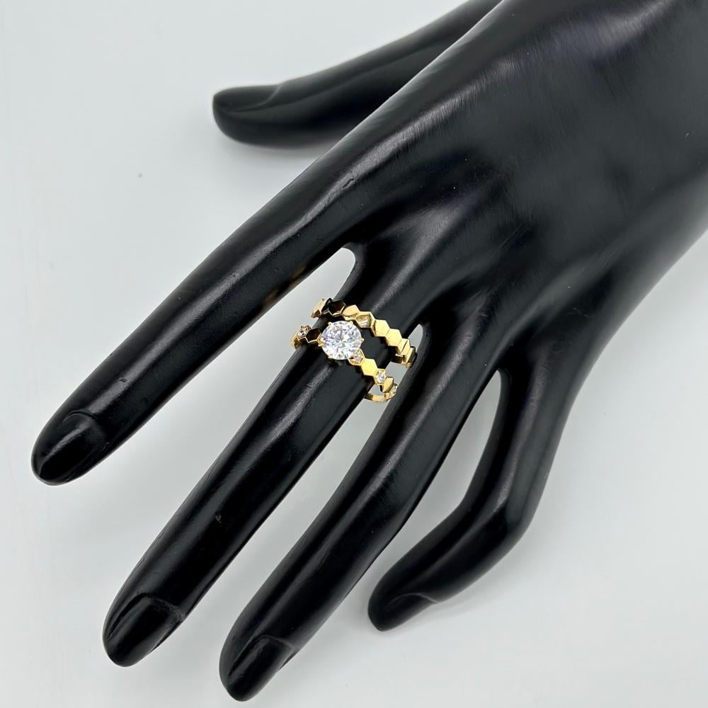 تونز ذهب اصفر تصميم الماس عيار21 من مجوهرات الشلوي