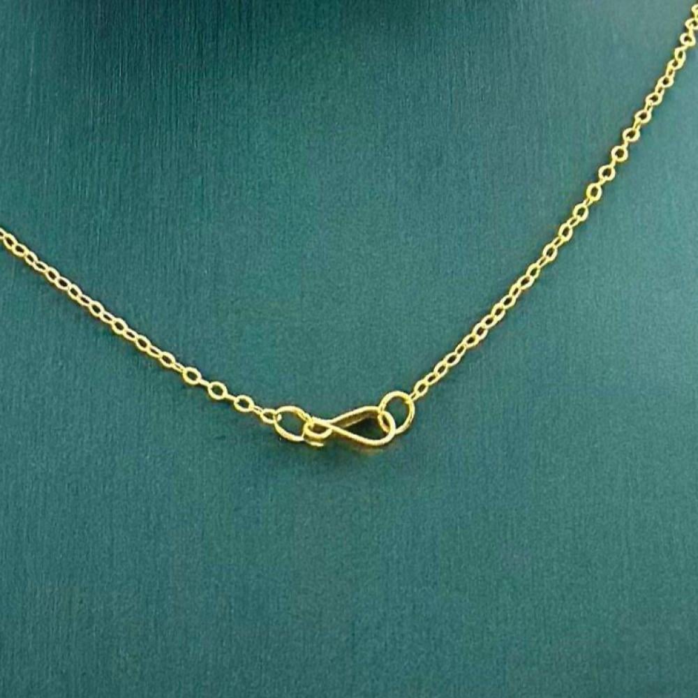 عقد ذهب أصفر عيار 21 من مجوهرات الشلوي