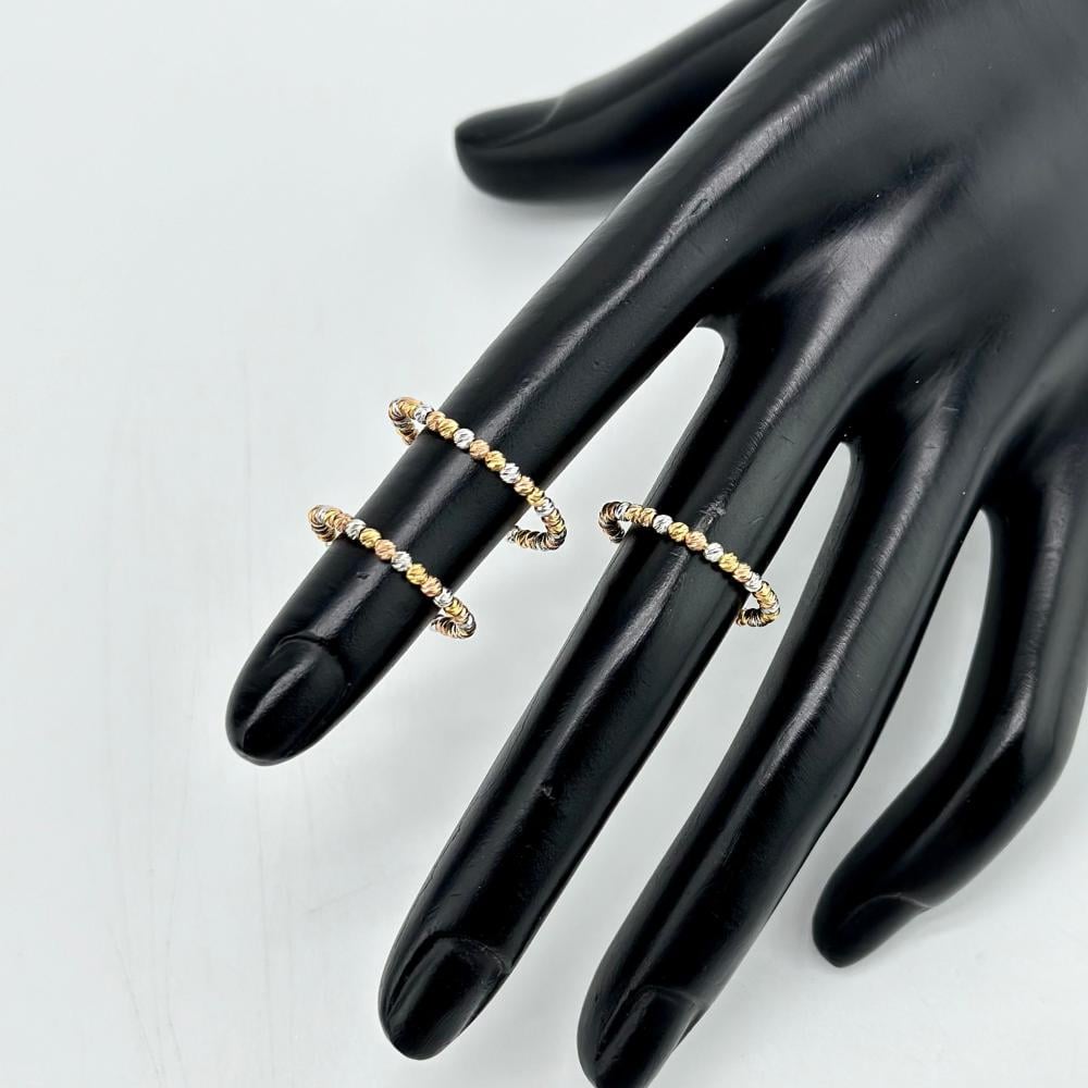 خاتم ذهب ملونه عيار21 من مجوهرات الشلوي