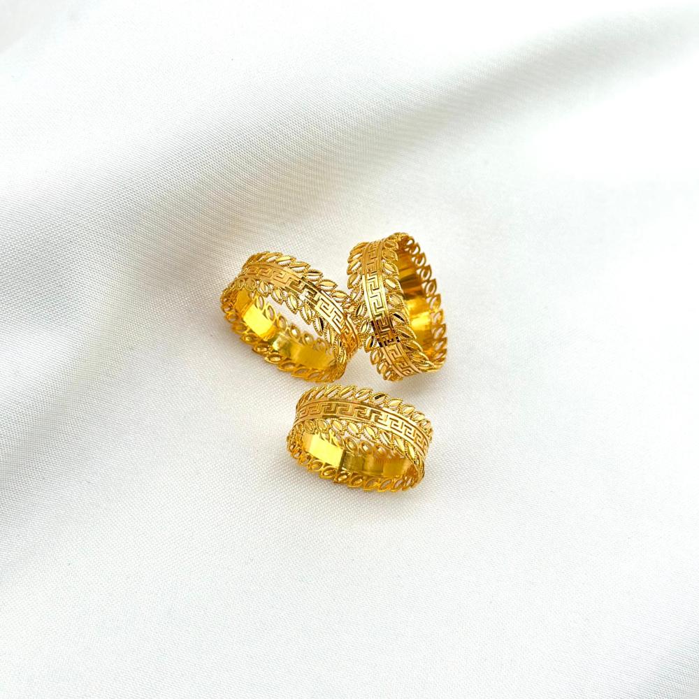 دبلة ذهب أصفر عيار 21 من مجوهرات الشلوي