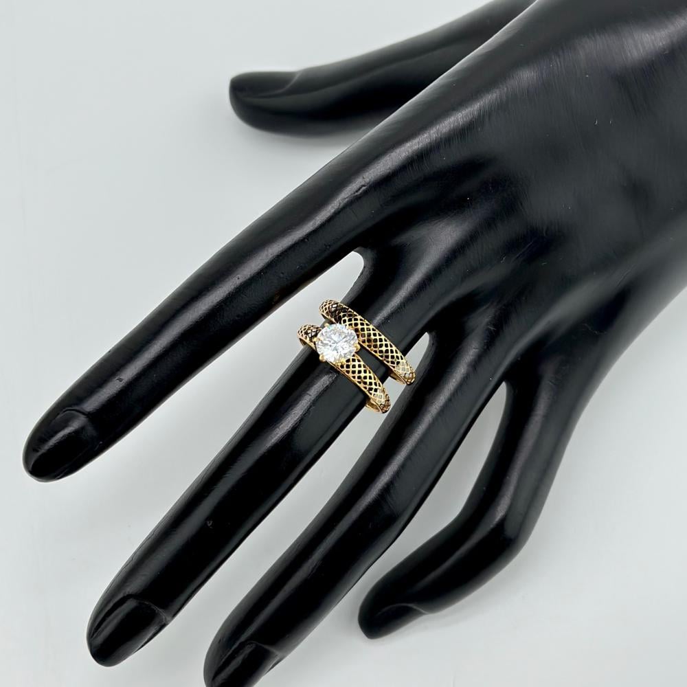 تونز ذهب اصفر تصميم الماس عيار21 من مجوهرات الشلوي