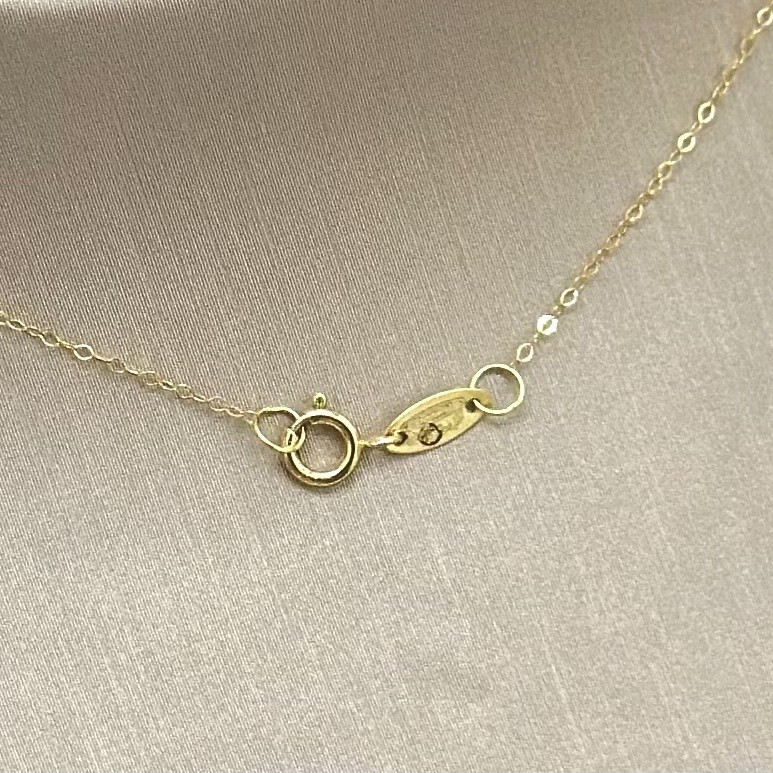 عقد ذهب أصفر عيار18 من مجوهرات الشلوي -18 K yellow gold necklace from