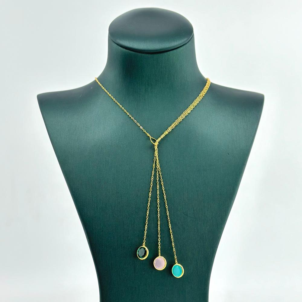 عقد ذهب اصفر عيار 21 من مجوهرات الشلوي