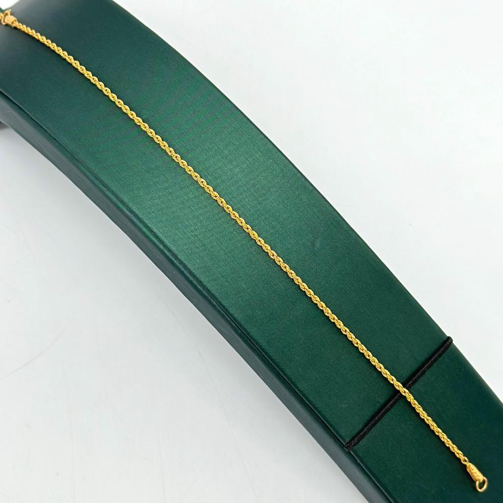 اسوارة ذهب اصفر عيار 21 من مجوهرات الشلوي