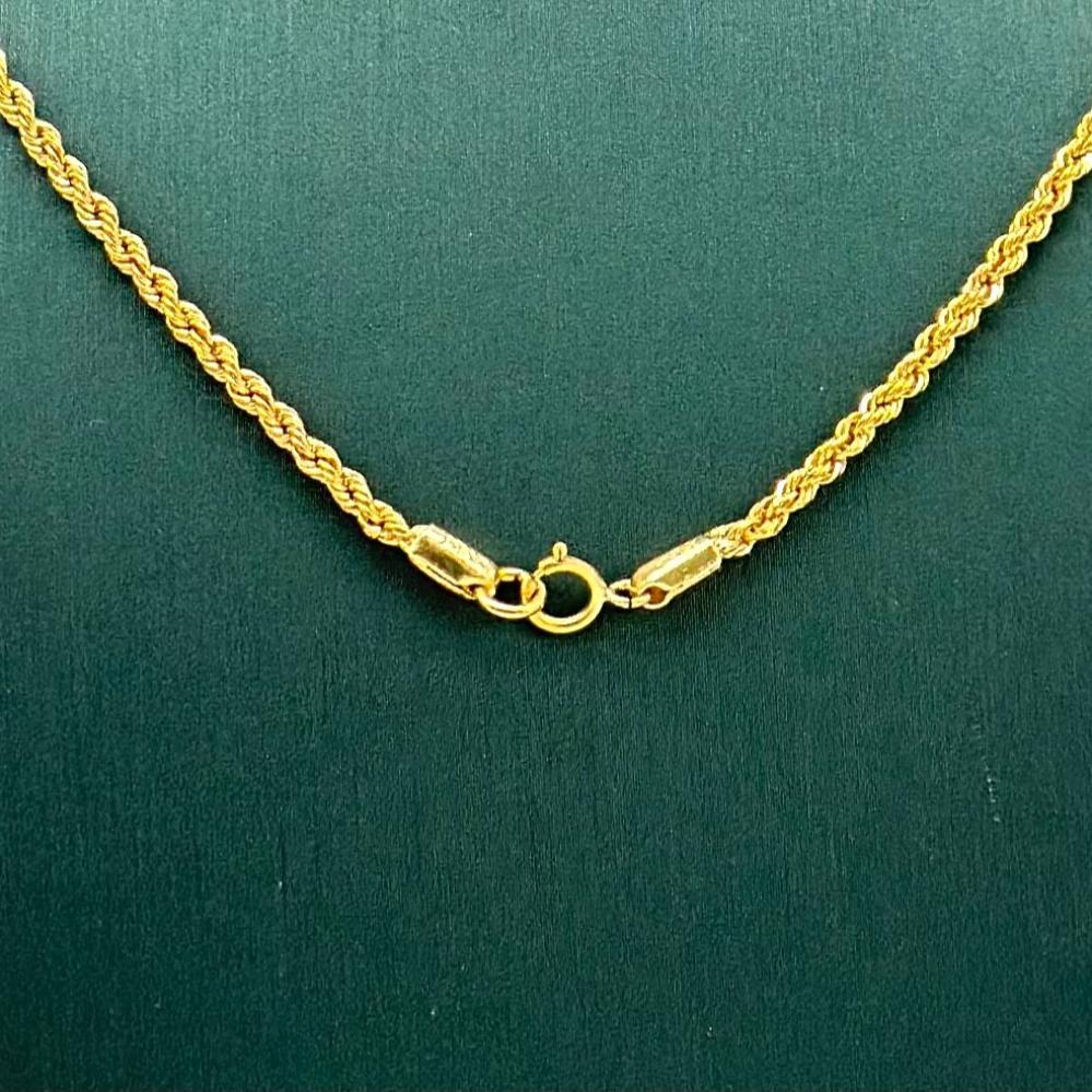 عقد ذهب اصفر عيار 21 من مجوهرات الشلوي