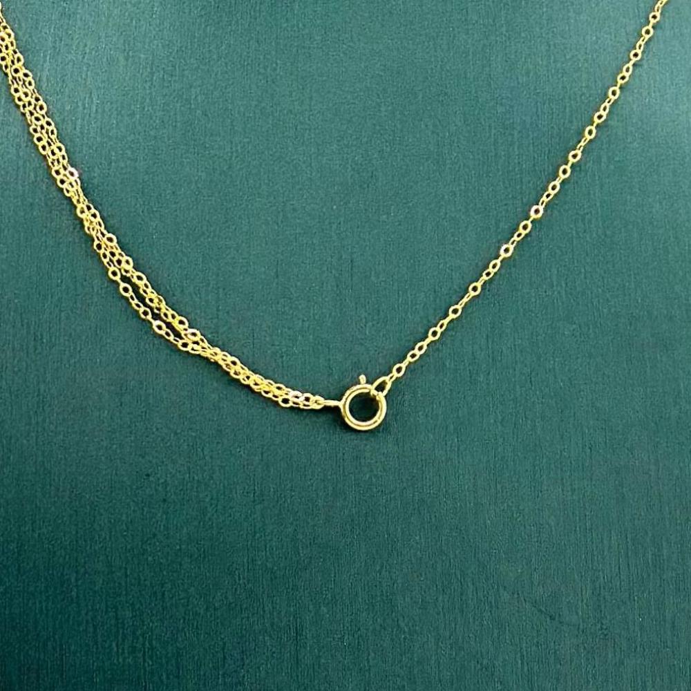 عقد ذهب اصفر عيار 21 من مجوهرات الشلوي