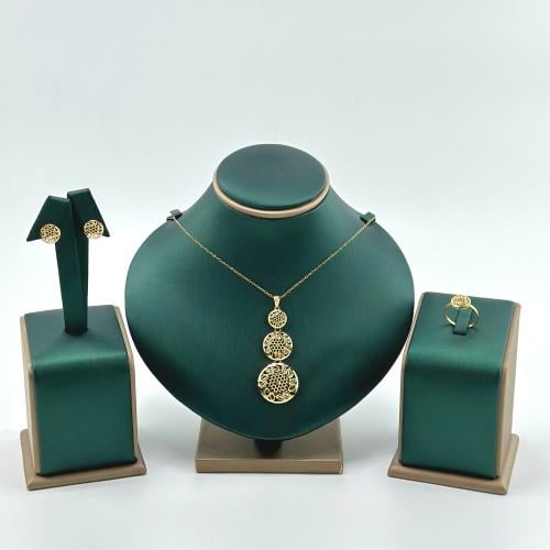 نصف طقم ثلاث أداور ( 6.5 جرام - عيار 21 - HSE0035...