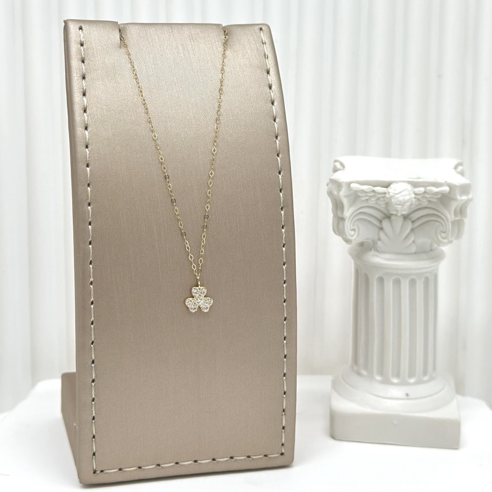 عقد ذهب أصفر عيار18 من مجوهرات الشلوي -18 K yellow gold necklace from