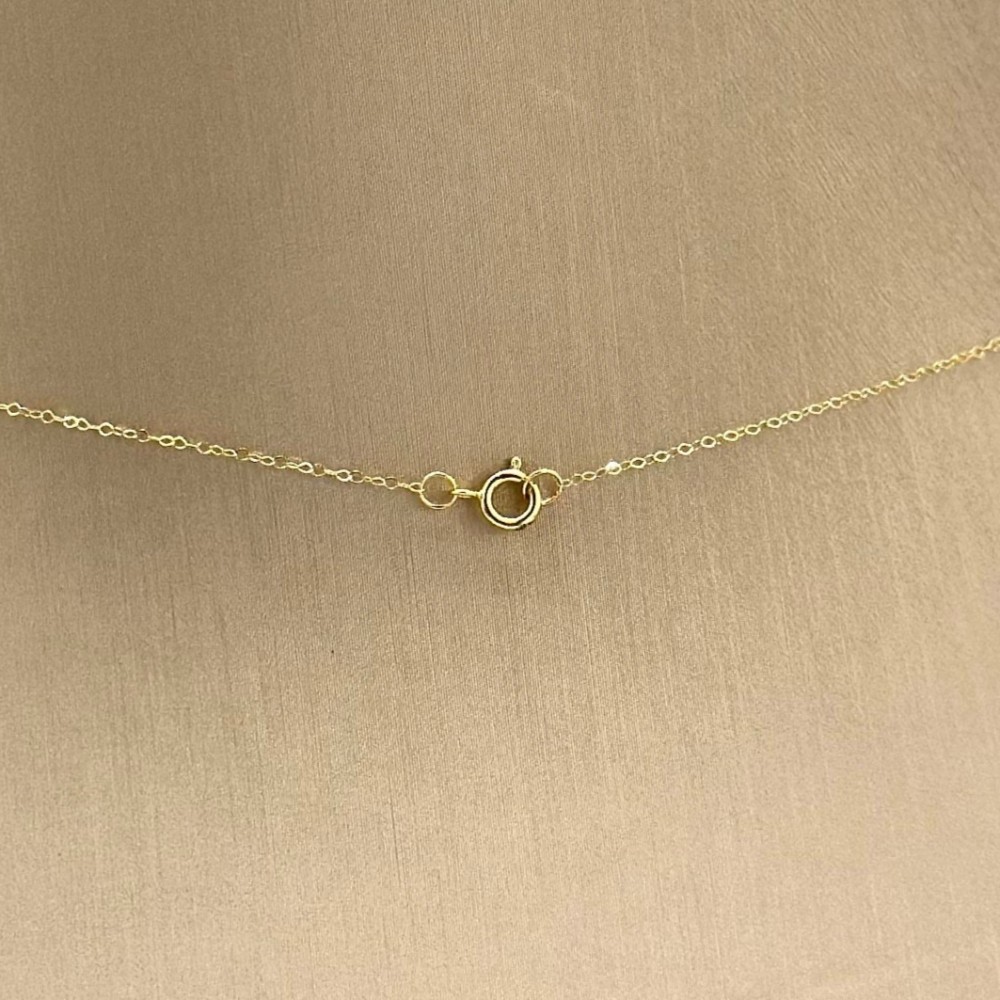 عقد ذهب أصفر عيار18 من مجوهرات الشلوي -18 K yellow gold necklace from