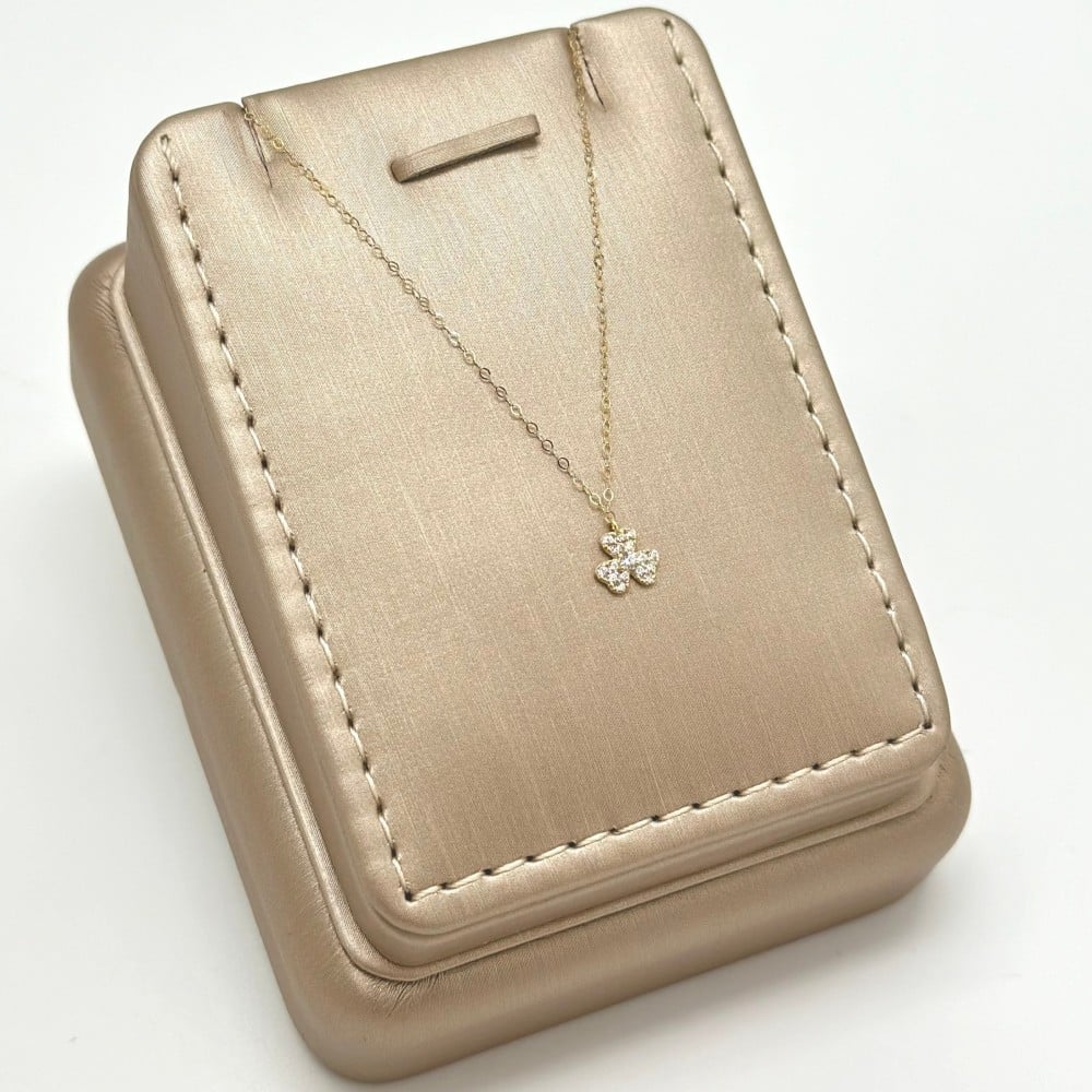 عقد ذهب أصفر عيار18 من مجوهرات الشلوي -18 K yellow gold necklace from