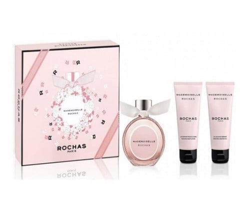 طقم روشاس مدموازيل روشاس او دو بارفيوم (عطر 50مل +...
