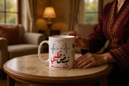 "كوب تجعلني أبتسم - هدية الحب والفرحة"