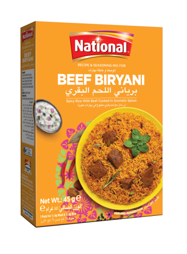 ناشونال برياني اللحم 45غ