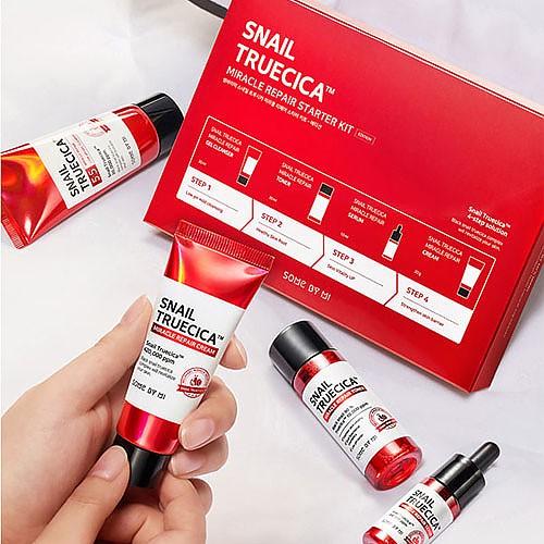 مجموعة الحلزون تروسيكا من سوم باي مي  SOME BY MI  Snail Truecica Miracle Repair Starter Kit